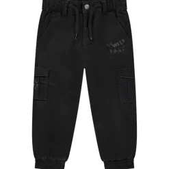 Pantalon cargo en twill doublé jersey pour bébé garçon
