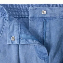 Pantalon cargo en twill uni avec ceinture pour fille