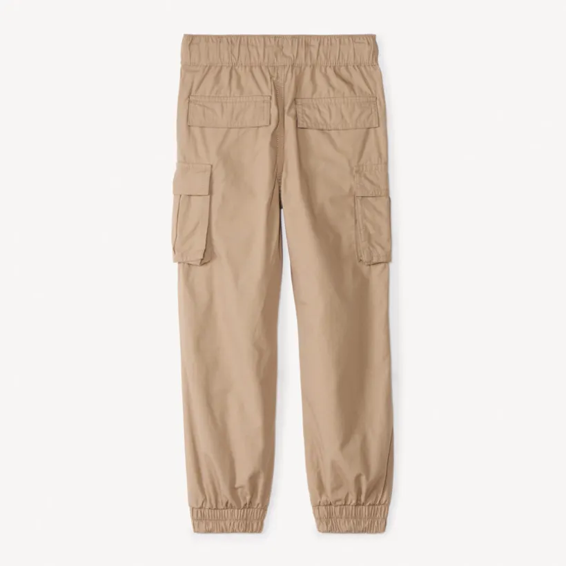 Pantalon cargo style parachute à poches pour garçon