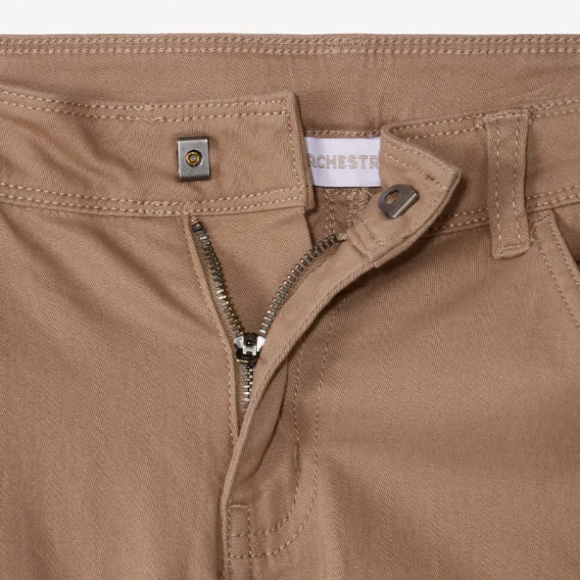 Pantalon cargo uni à poches soufflet pour garçon