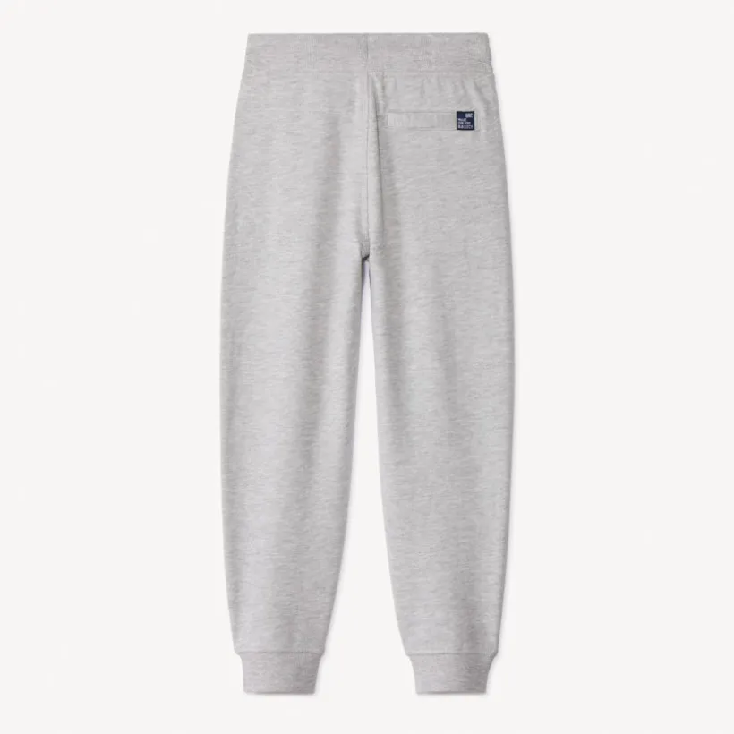 Pantalon de jogging en molleton uni gris pour garçon