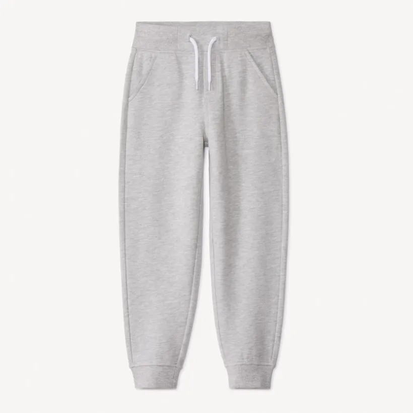 Pantalon de jogging en molleton uni gris pour garçon