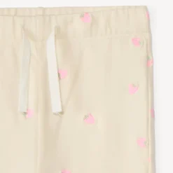Pantalon de jogging en molleton broderie fantaisie pour bébé fille
