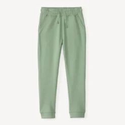 Pantalon de jogging fille en molleton uni