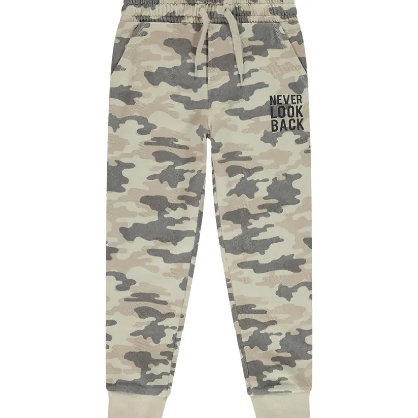 Pantalon de jogging imprimé camouflage pour garçon