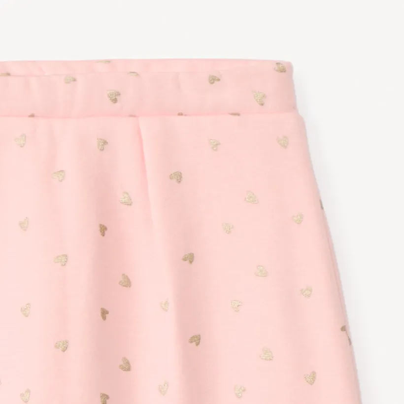 Pantalon de jogging imprimé cœurs pour bébé fille