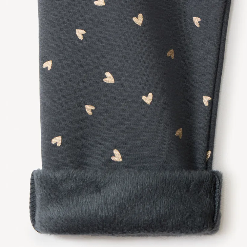 Pantalon de jogging imprimé cœurs pour bébé fille