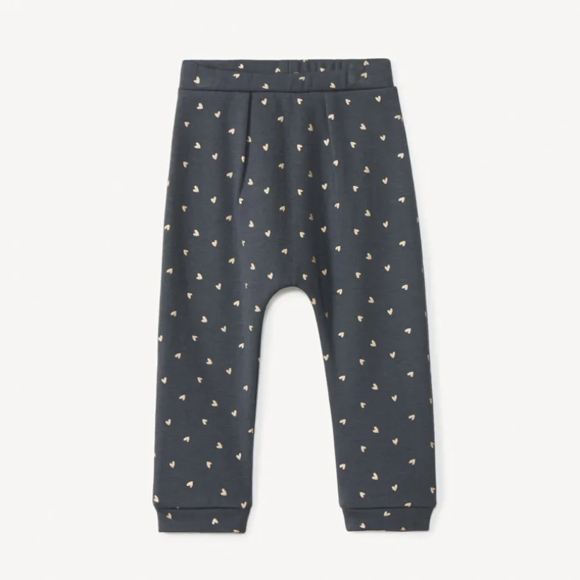 Pantalon de jogging imprimé cœurs pour bébé fille