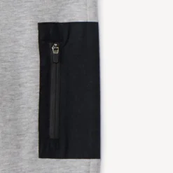 Pantalon de jogging molleton gris chiné pour garçon