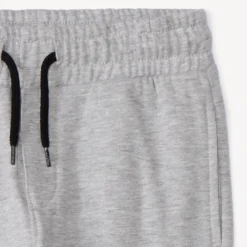 Pantalon de jogging molleton gris chiné pour garçon