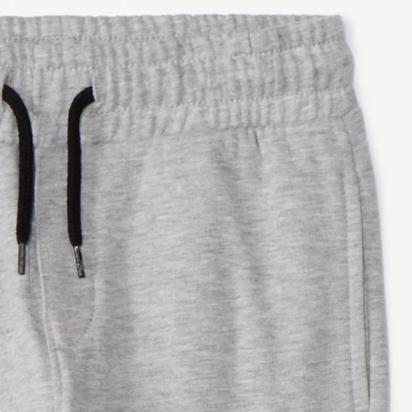 Pantalon de jogging molleton gris chiné pour garçon