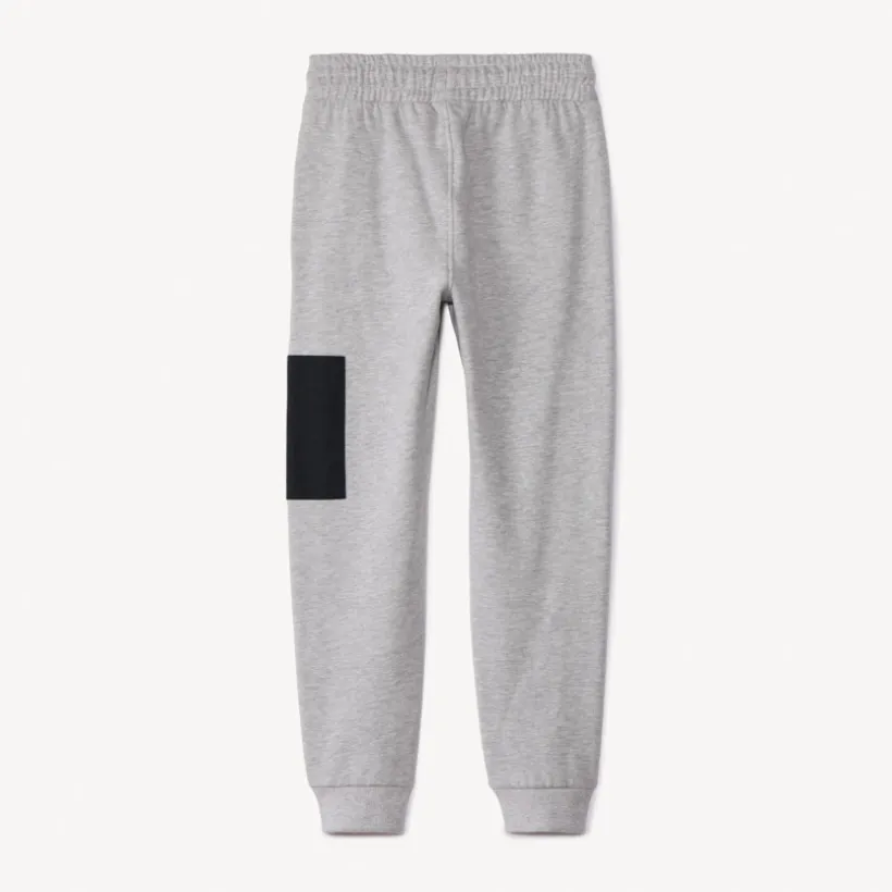 Pantalon de jogging molleton gris chiné pour garçon