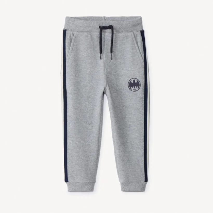 Pantalon de jogging piqué brodé Batman Warner pour bébé garçon