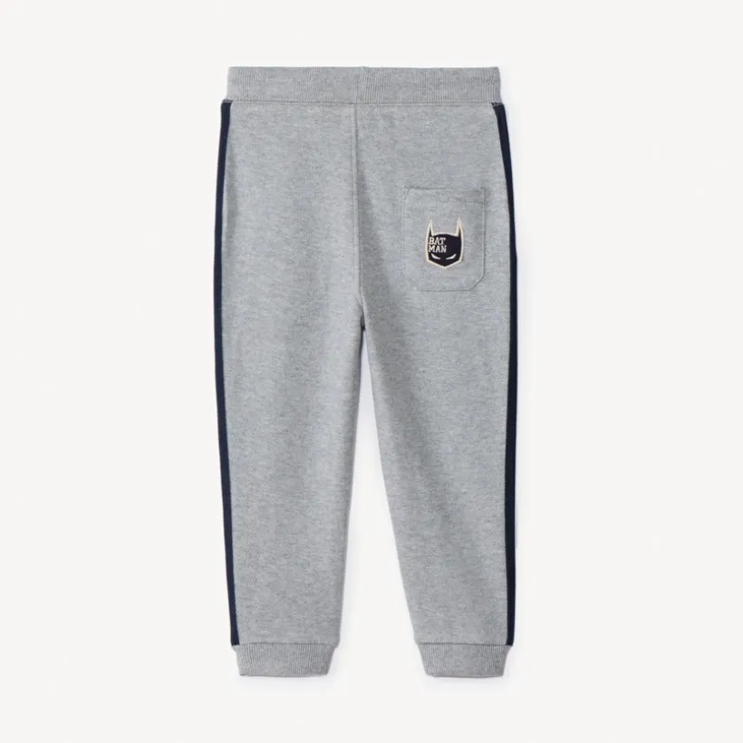 Pantalon de jogging piqué brodé Batman Warner pour bébé garçon
