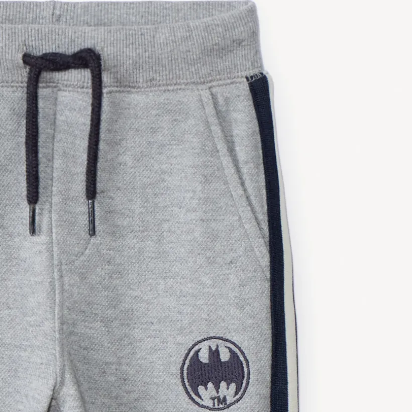 Pantalon de jogging piqué brodé Batman Warner pour bébé garçon