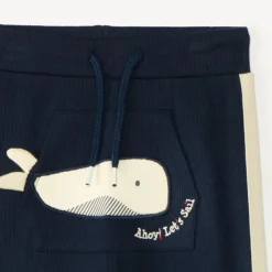 Pantalon de jogging print baleine pour bébé garçon