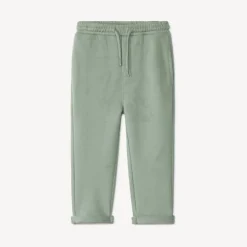 Pantalon de jogging uni en maille piquée pour bébé garçon