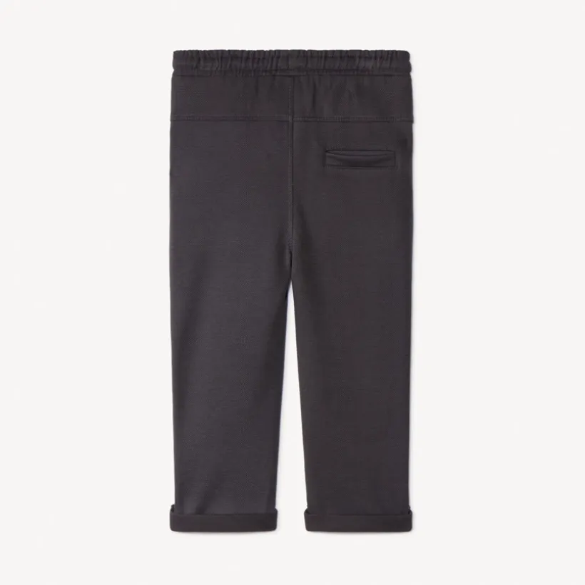 Pantalon de jogging uni en maille piquée pour bébé garçon