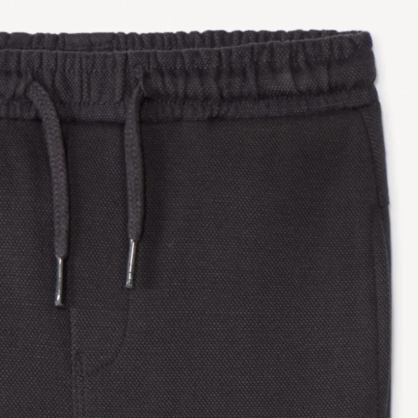 Pantalon de jogging uni en maille piquée pour bébé garçon