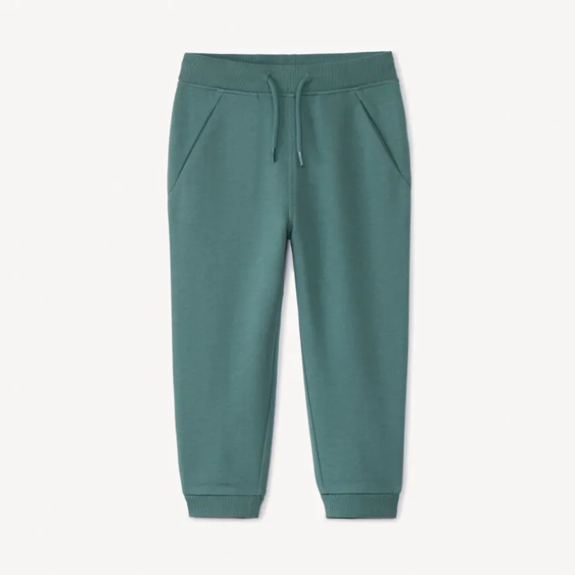 Pantalon de jogging uni en molleton gratté pour bébé garçon