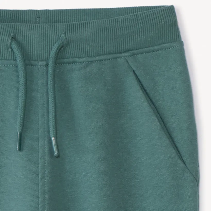 Pantalon de jogging uni en molleton gratté pour bébé garçon