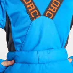 Pantalon de ski à bretelles amovibles fantaisies pour garçon