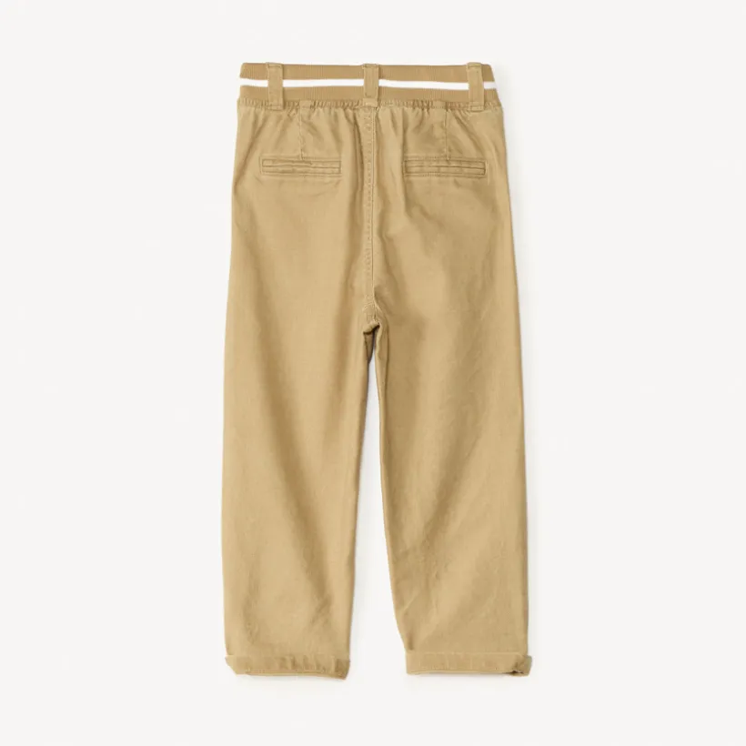 Pantalon droit avec taille élastique pour bébé garçon