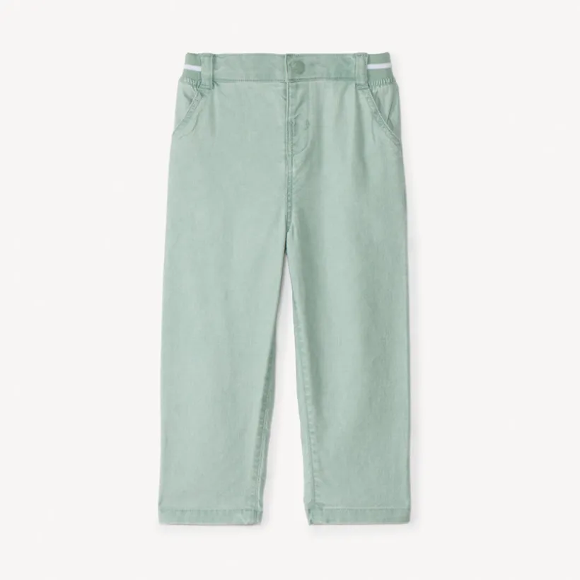 Pantalon droit avec taille élastique pour bébé garçon