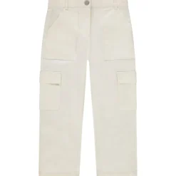 Pantalon droit cargo à poches pour fille