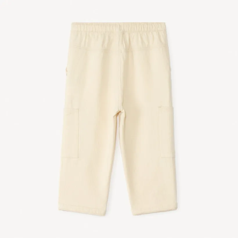 Pantalon droit en toile avec poches cargo pour bébé garçon