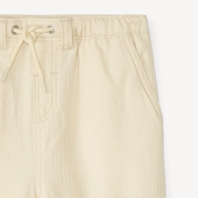 Pantalon droit en toile avec poches cargo pour bébé garçon