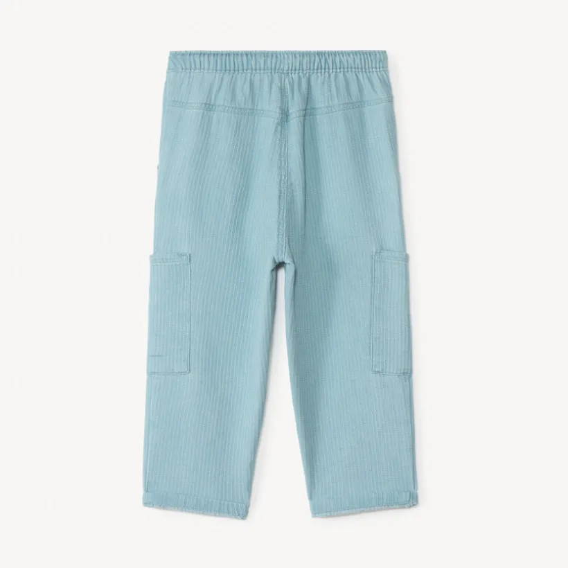 Pantalon droit en toile avec poches cargo pour bébé garçon