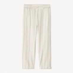 Pantalon droit en toile rayée pour garçon