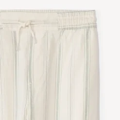 Pantalon droit en toile rayée pour garçon