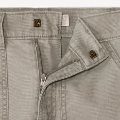 Pantalon droit en toile unie pour garçon