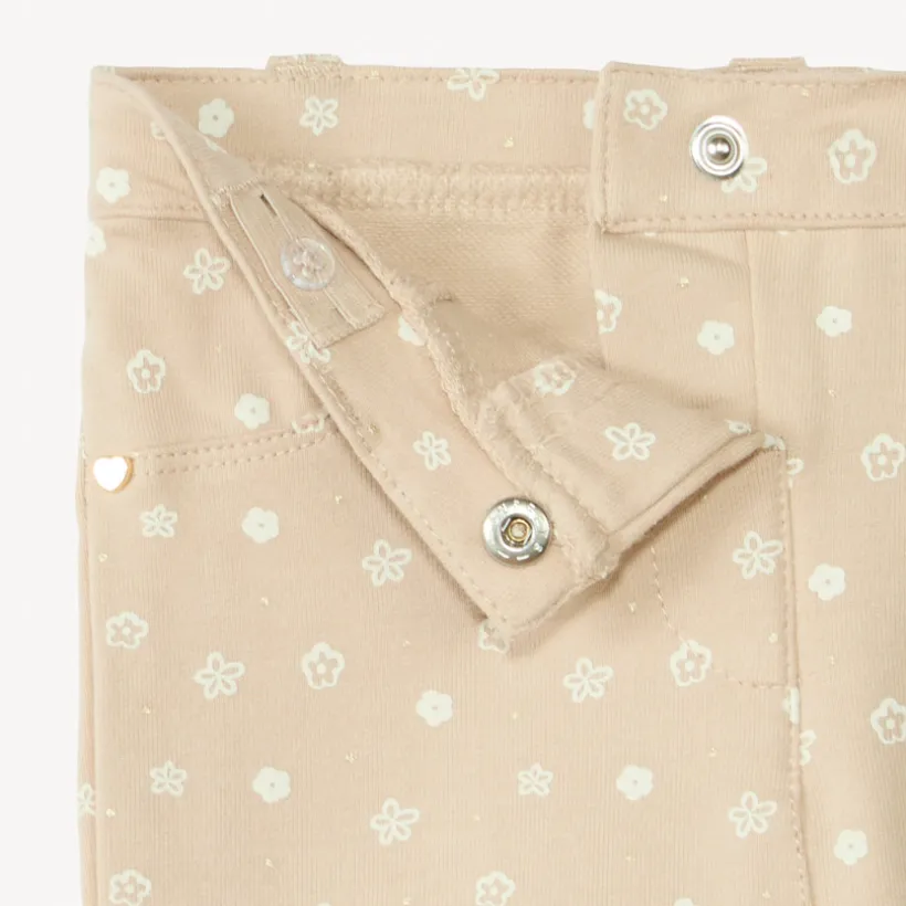 Pantalon en molleton imprimé pour bébé fille