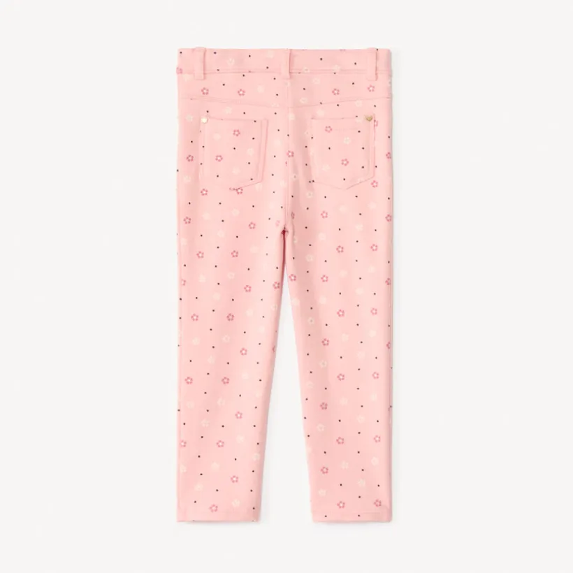 Pantalon en molleton imprimé pour bébé fille