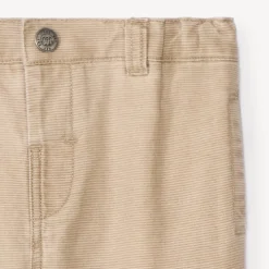 Pantalon en toile armurée unie pour bébé garçon