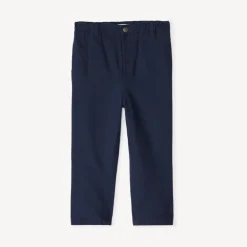 Pantalon en toile armurée unie pour bébé garçon