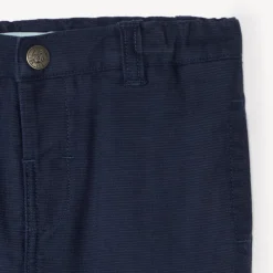 Pantalon en toile armurée unie pour bébé garçon