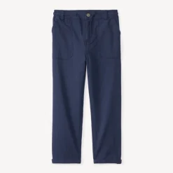 Pantalon en toile côtelé uni pour garçon