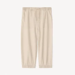 Pantalon en toile uni chevilles resserrées pour bébé garçon