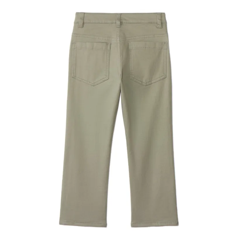 Pantalon en toile unie doublée pour garçon
