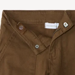 Pantalon en toile unie doublée pour garçon