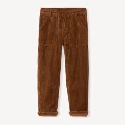 Pantalon en velours côtelé doublé pour garçon