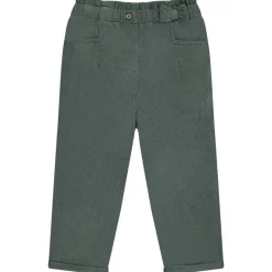 Pantalon en velours côtelé doublé à nœud pour bébé fille