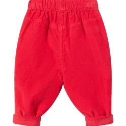 Pantalon en velours doublé jersey à boutons