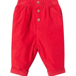 Pantalon en velours doublé jersey à boutons