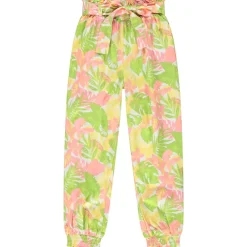 Pantalon fluide imprimé exotique pour fille