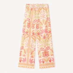 Pantalon fluide imprimé fantaisie pour fille